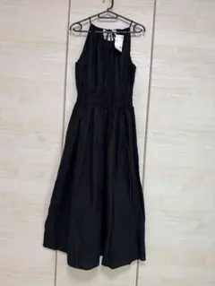 UNIQLO ホルターネックワンピース ブラック M