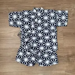 【美品】和柄甚平　サイズ80