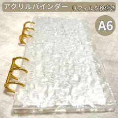 アクリル バインダー 貯金 韓国Gリング Saving リフィル5枚付 A32