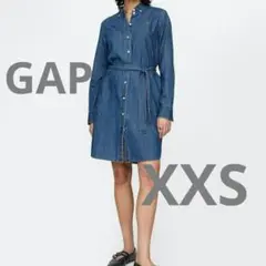 【美品XXS】 GAP●ブラナンベア●デニムシャツワンピース●