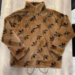 アディダス　オリジナルス　ファージャケット　モノグラム総柄　XO