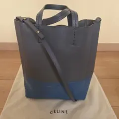値下❗CELINE バーティカル カバ スモール バイカラー ショルダーバッグのサムネイル
