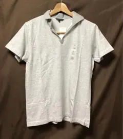 新品未使用！UNIQLOタグ付 グレー ポロシャツ サイズSチェスト