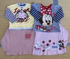 ロンT 長袖 Tシャツ　4枚セット　サイズ 90 95