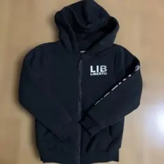 LIBERTO リベルト 裏ボア ジップアップパーカー ブラック