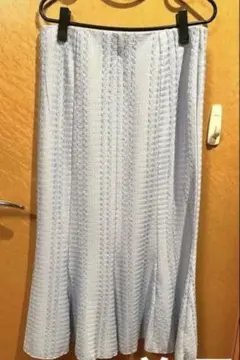 H&M マーメイドスカート　ロングスカート　水色