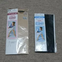 アツギ  ショートストッキング  色違い 2足セット