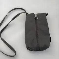 【未使用品】スマホ＆ペットボトルショルダーバッグ グレー色