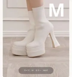 Darich ダーリッチ 美シルエットストレッチショートブーツ ベージュ S
