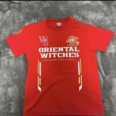 ORIENTAL WITCHES バレーボールシャツ レッドのサムネイル