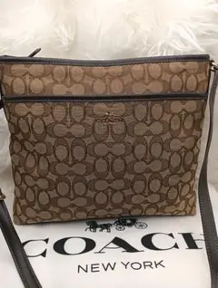 極美品　COACH コーチ ショルダーバッグ シグネチャー