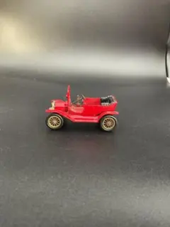 クラシックカー ミニカー レッド ゼンマイ式 / タバコ用ライター