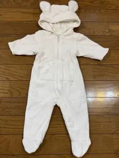 baby GAP ホワイトロンパース NEWBORN うさぎ　くま　秋冬