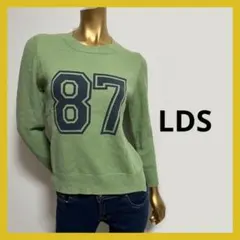 新品タグ付き LDS ニット プルオーバー トップス F グリーン