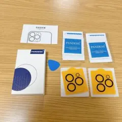 iPhone14 Pro / Pro Max カメラフィルム 2枚黒縁取り9H