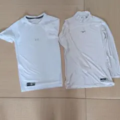 Under Armour & Mizuno アンダーシャツ 2点セット