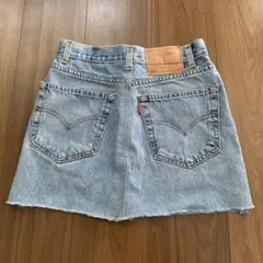 Levi's 505 デニムスカート リメイク　ミニスカート