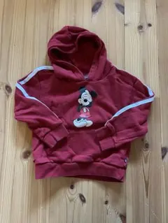 BABYDOLL ミッキーマウス 赤 パーカー 110cm