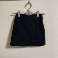 黒 タイトスカート ゴムウエスト