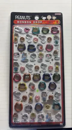【正規品】スヌーピー ボンボンドロップシール ミニ　赤