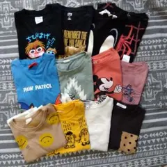 キッズキャラクターTシャツセット