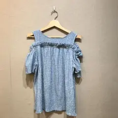 MISCH MASCH 肩開きポコポコブラウス　サイズFREE
