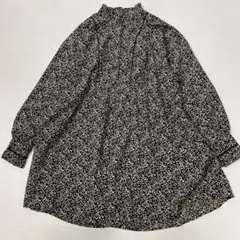 ⚫︎美品 FREAK'S STORE 小花柄 ハーフボタンブラウス チュニック