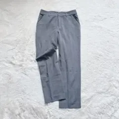 エニィスィス　テーパードパンツ　千鳥柄　ウエストゴム　オフィス　美シルエット