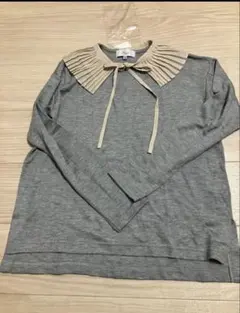 Harris Paris グレー長袖ニット 36