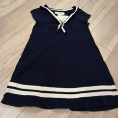 LOGG H＆M ネイビー ワンピース 半袖 110