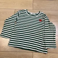 コムデギャルソン　PLAY ストライプ 長袖カットソー サイズ6