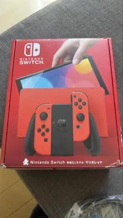 【すぐ遊べる】switch本体 有機ELモデル　マリオレッド
