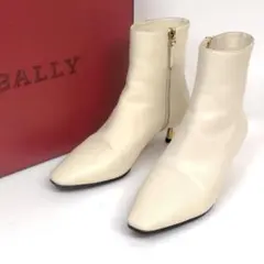 ★使用感少なめ★BALLY バリー ショートブーツ 35.5 サイドジッパー