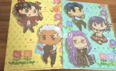 fate stay night カフェ ミニクリアファイル 遠坂凛 間桐桜