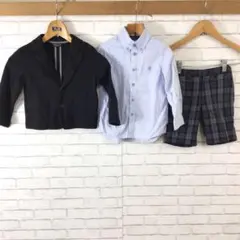 ★3.31 h629 コムサイズム 100 セットアップ フォーマル