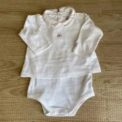 Petite Bateau 襟付き長袖ロンパース 67cm