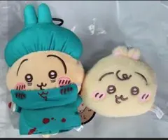 ちいかわ ハロウィンがまぐちマスコット ベビーパスケース うさぎ 2種セット