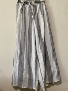 AZUL by moussy ハイウエストストライプワイドパンツ Mサイズ