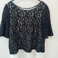 Sweet Mommy 授乳服　フォーマル 結婚式　半袖レーストップス