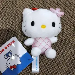 サンリオ　ハローキティ　カラビナ付マスコット　ぬいぐるみ　キティちゃん