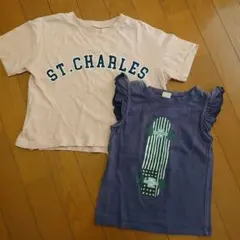 プティマイン 110 Tシャツ カットソー 2枚セット