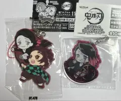 鬼滅の刃　魘夢　カプセルラバーマスコット　アクリルキーホルダー