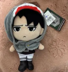 進撃の巨人 リヴァイ USJジョーズ ぬいぐるみ タグ付き