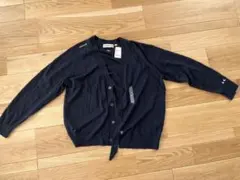 ユニクロ　ANYA HINDMARCH ネイビー カーディガン
