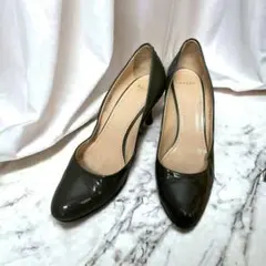 BALLY バリー パンプス 深緑 グリーン 35 1/2