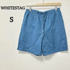 一点もの✨WHITESTAG 【S】メンズ 青 ショートパンツ シンプル