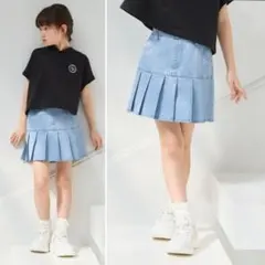 グローバルワーク ジュニア デニムスカート 170㎝ 定価2,970円 ブルー