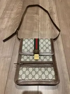 GUCCI オールドグッチ　シェリーライン　GGスプリーム　ショルダーバッグ