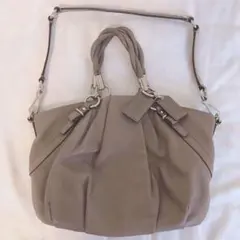 COACH レザー 2WAY ハンドバッグ ショルダーバッグ