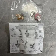 サンリオキャラクター ゆるっとめじるしアクセサリー　マイメロディ、くろうさセット